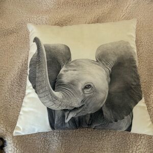 Elephant Throw Pillow